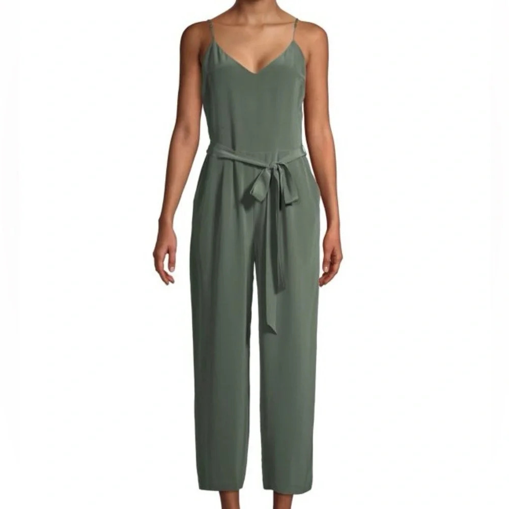 NWT L’AGENCE Jaelyn Silk Jumpsuit